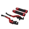 Kawasaki Ninja 650R Folding Extendable Brake Clutch Lever Grip Set (2006-2011)