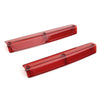 Harley Touring FLHTC Side Red Light Lens Covers (2009-2023)