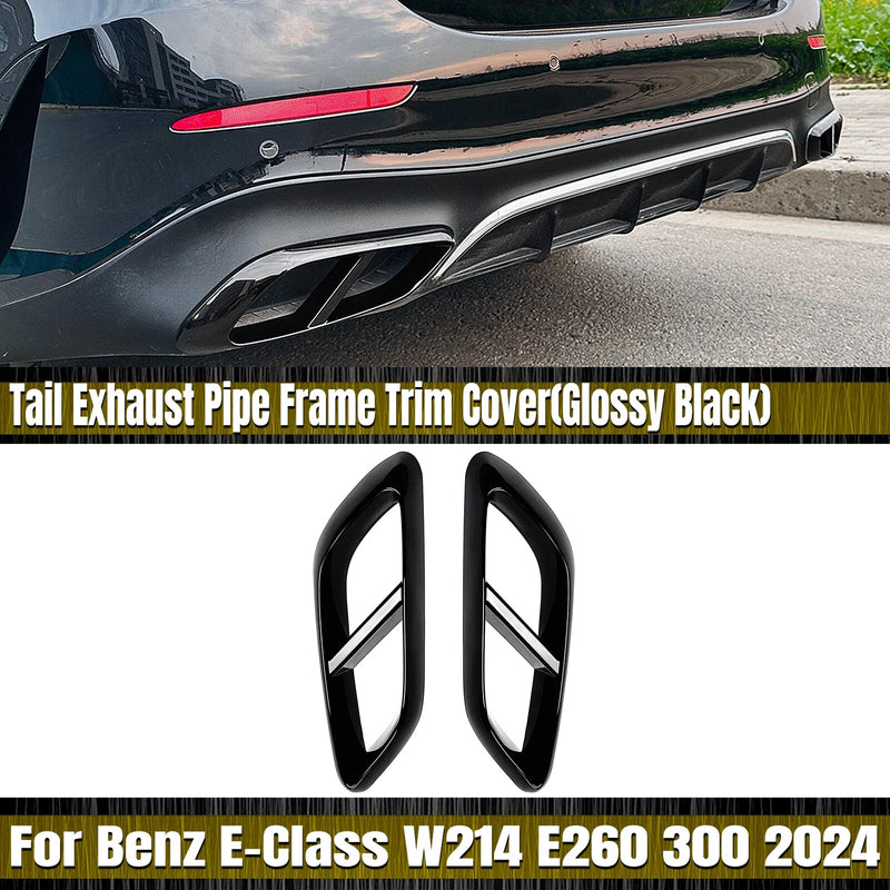 Benz E Class W214 E260 E300 AMG Rear Exhaust Pipe Trim (2024+)