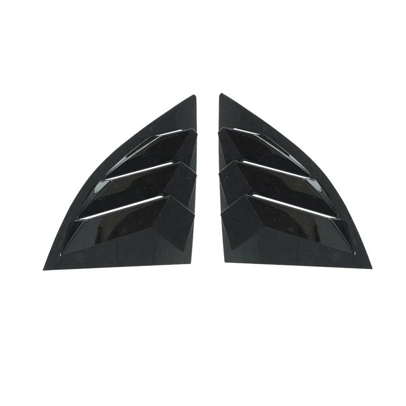 Toyota Supra Gloss Black Rear Glass Duct Louver Vent Covers (2019–2025)