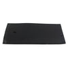 Harley Black Leather Gas Tank Panel Bib (No Design, Smooth)