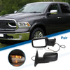 Dodge Ram 1500 Tow Mirrors with Temperature Sensor Black (2009-2018)