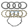 Kawasaki ER250 Z250 ER300 Z300 Clutch Friction Steel Plates Gasket (15-17)