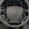 Chevrolet Tahoe GMC Yukon Carbon Fiber Steering Wheel Cover Trim (2007-2014)