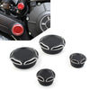 Ducati Scrambler 800 Black Frame Bar Screw Hole Dust Cap Cover (2015-2023)