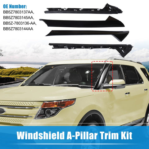 Ford Explorer Windshield A-Pillar Trim Panels (2011-2019)