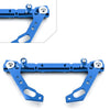 Motorcycle 7/8" CNC Blue Handlebar Balance Cross Bar Lever