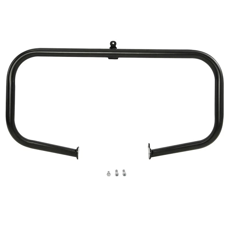 Harley Electra Street Glide Black Highway Engine Guard Bar Footpeg (09-24)