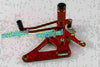 Honda CB400 VTEC (2000-2007) - Red Adjustable Rearset Footpegs