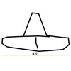 Ford Fusion MKZ Edge Lincoln Dune Tan Sun Visor Cap Clip (2013-2016)