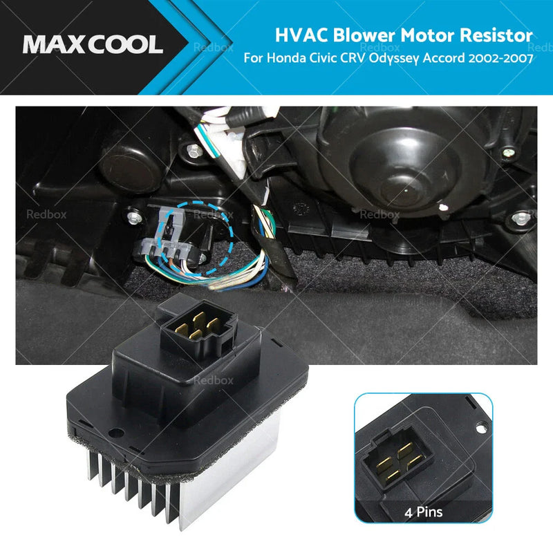 Honda Civic CRV Odyssey Accord Blower Motor Resistor (2002-2007)