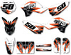 KTM 50 Custom Graphics Kit Suspect Style Stickers (2009-2015)