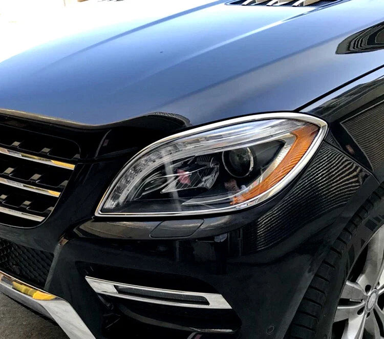Mercedes Benz ML-Class Headlight Trim Bezel Cover (2012-2015)