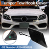 Mercedes-Benz C250 C350 (2012-2015) Black Front Bumper Tow Hook Cap