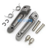 Yamaha YZF R6S YZF600 Silver Front Footrest Pegs (2003-2009)