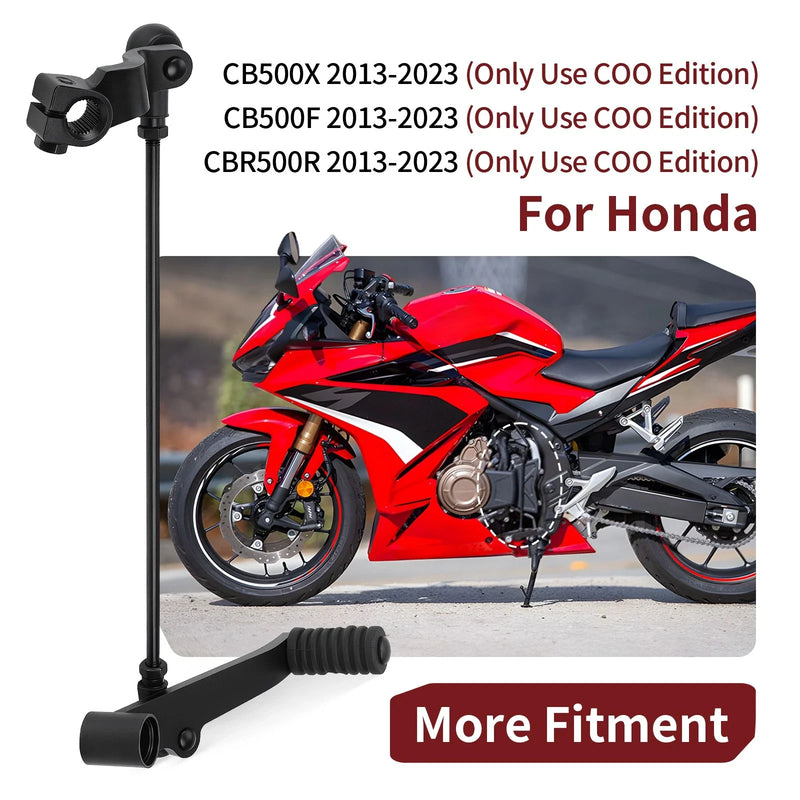 Honda CBR500R Gear Shift Lever Pedal W Change Rod Assembly (2013–2023)