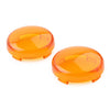 Harley Touring Softail Dyna Yellow Turn Signal Lens Light Cover Guard