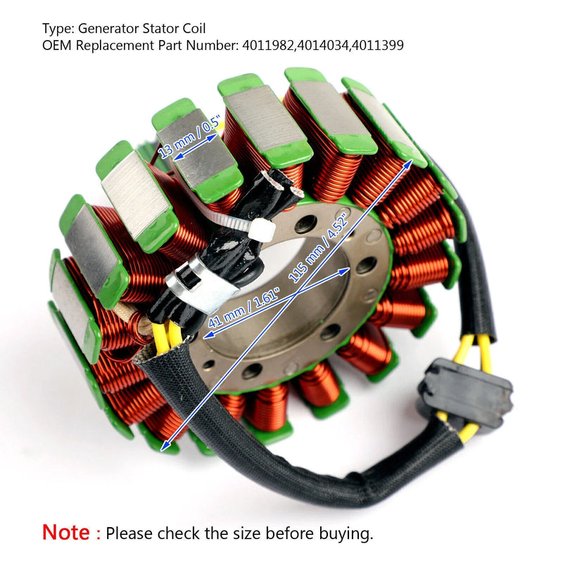 Polaris Sportsman Ranger RZR 700 800 XP Stator Alternator (2008-2014)
