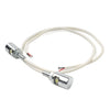 Motorcycle Universal Chrome 12V LED License Plate Light Lamp