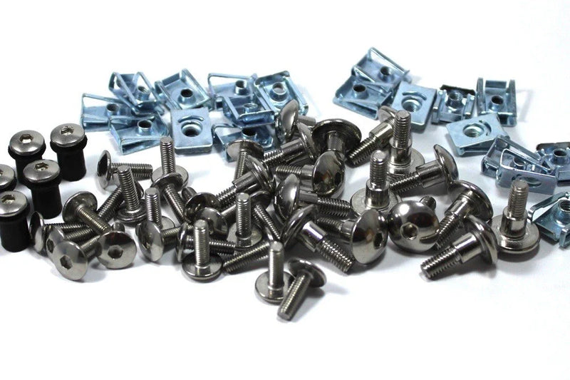Yamaha YZF750 R SP Bolts Full Stainless Steel Fairing & Front Windscreen