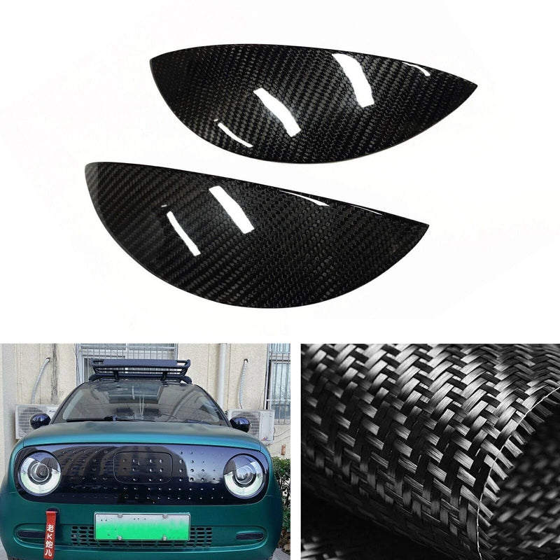 Ora 2 x Carbon Fiber Headlight Eyelid Covers (2018-2022)