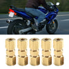 Brake Line-Unions 5-Pack / 3/16 OD / Brass Compression Fittings Connector