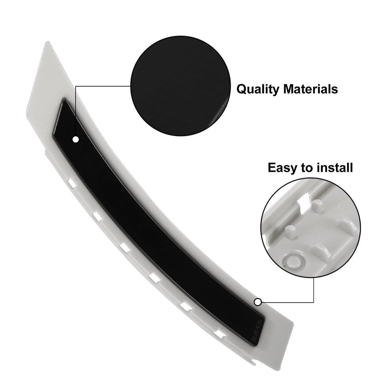 BMW 5 Series Bumper Reflector Smoky Black