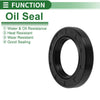 Vehicle Oil Seal 38x60x10mm NBR Black