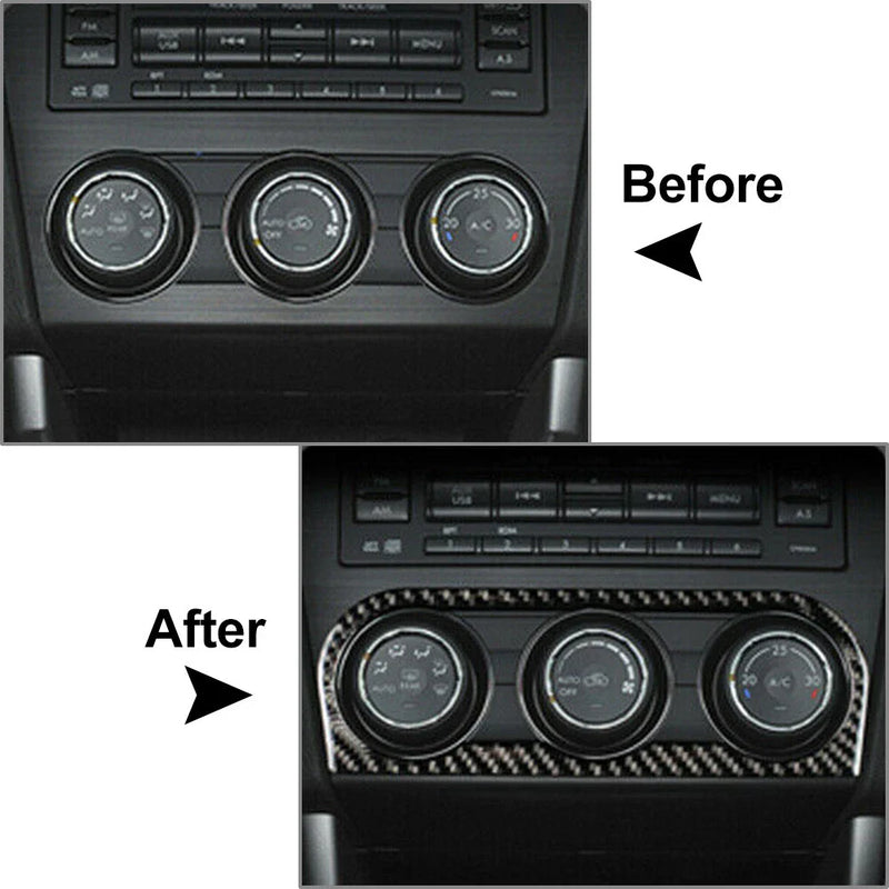 Subaru Forester Carbon Fiber AC Switch Panel Trim (2013-2018)