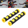 Universal Motorcycle Yellow Rubber Handle Brake Grip Sleeves