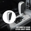 Toyota Land Cruiser Black Faux Leather Silver Tone Gear Shift