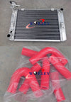 Honda V65 Magna VF1100C Aluminum Radiator & Black Silicone Hose (1983-1986)