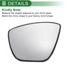 Ford Ka Left Side Heated White Mirror Glass (2016-2021)