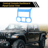 Jeep Wrangler JK JKU Central Console Dashboard Panel Cover Trim (2007-2018)
