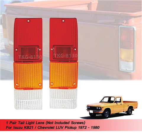Isuzu KB21 / Chevrolet LUV 2 x Tail Light Lens (1972-1980)