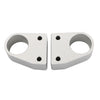 Honda VFR800F CNC Silver Handlebar Riser Spacer Adapter (2014-2022)