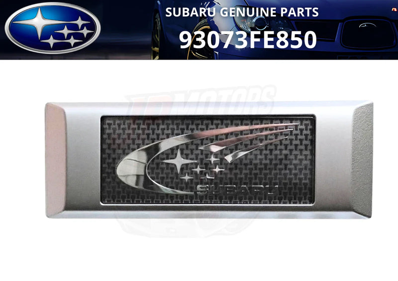 Subaru Impreza WRX STI Rear Emblem Badge Carbon SWRT OEM