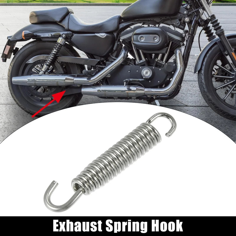 Motorcycles Exhaust Pipe Spring Hook 59mm 2.32" Stainless Steel