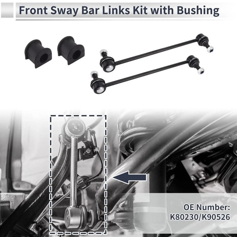 Toyota Matrix Front Stabilizer Bar Links & Bushings (2003-2014)