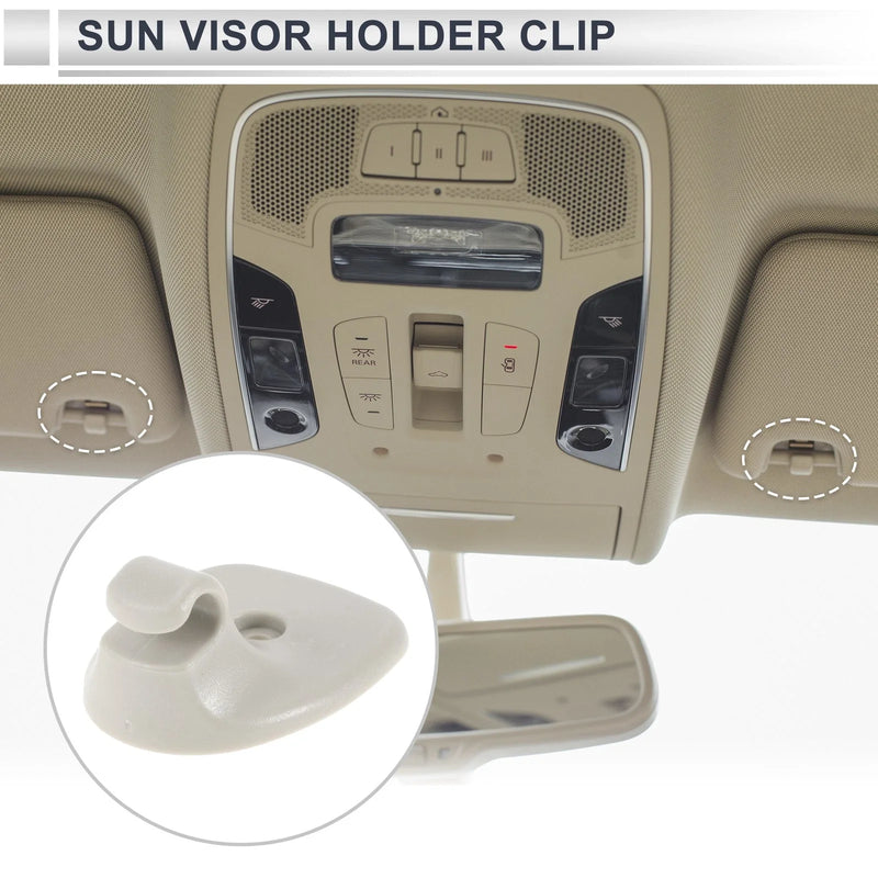 Chrysler Sebring and Dodge Avenger Gray Sun Visor Holder Clip