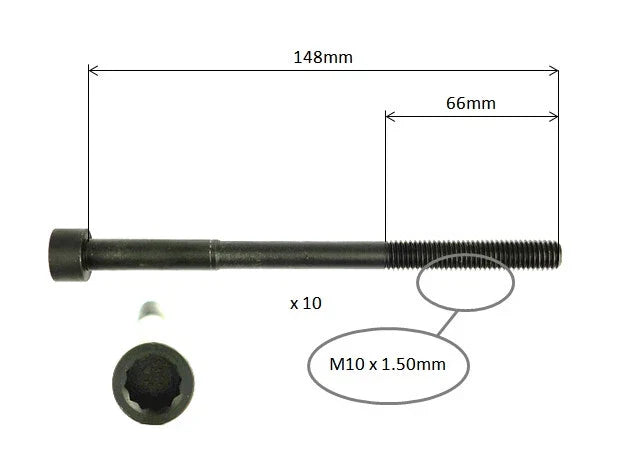 Toyota RAV4 Head Gasket + Head Bolts (2006–2014)