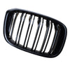 BMW G01 X3 X3M G02 X4 2018-2021 Glossy Black Front Hood Kidney Grille