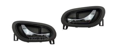 Nissan Navara NP300 D23 Inner Door Handle 2 x Black Chrome (2015-2023)