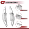 Mazda Axela Silver Tone Aluminum Alloy Steering Wheel Paddles (2020-2021)