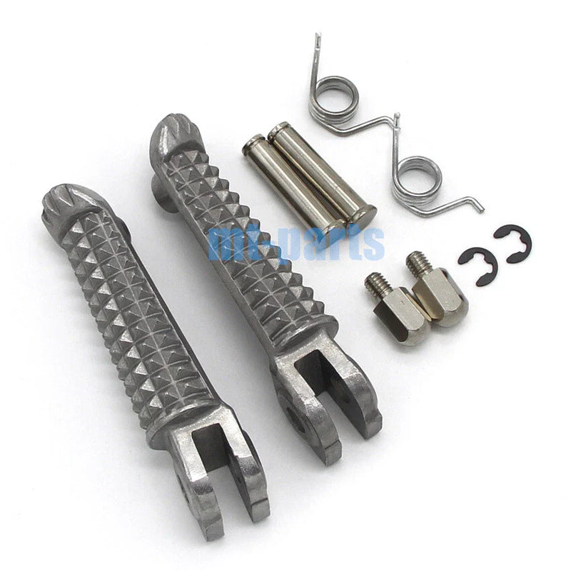 Yamaha YZF R6 Silver Front Footrest Pegs (1999-2020)