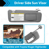 Toyota Kluger Right Driver Side Sun Visor with Vanity Light (2014-2019)