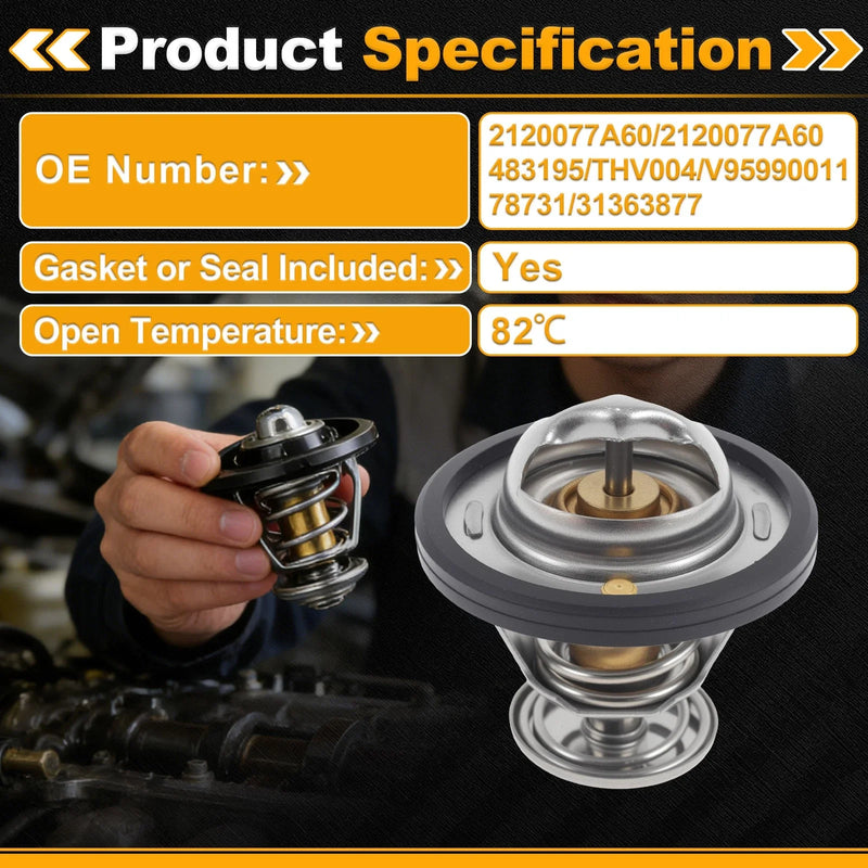 CHEVROLET NOVA Engine Coolant Thermostat Seal (1985–1988)