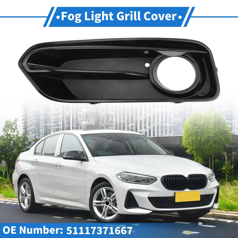 BMW 1 Series (2015-2018) Black 1 Pc Front Left Fog Light Grill