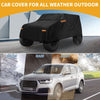 Jeep Wrangler 2DR Black Waterproof All Weather Car Cover