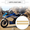 Motorcycle 16pcs Main Jets Nozzles M6x0.8